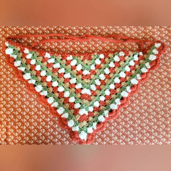 NWOT Handmade crochet bandana Amazon.com: Crochet Bandana Headbands Head Kerchief for  main image 3